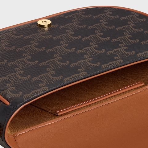 FOLCO SHOULDER BAG IN Triomphe Canvas and Calfskin - Image 3